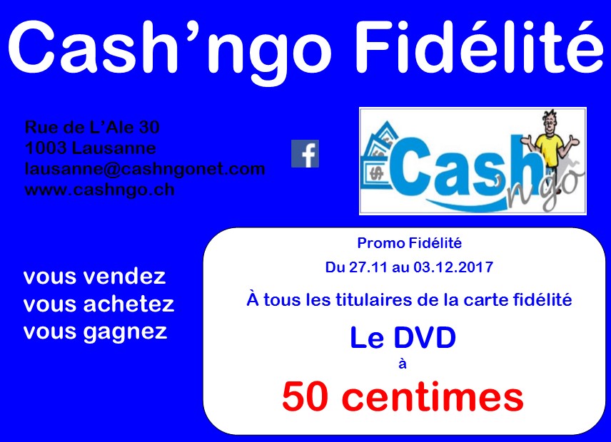Promo Fidélité Lausanne